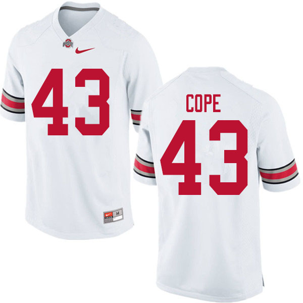 Men #43 Robert Cope Ohio State Buckeyes College Football Jerseys Sale-White